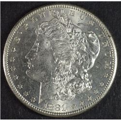 1881-S MORGAN DOLLAR CHOICE BU - FLASHY