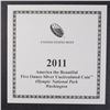Image 4 : 2011 American the Beautiful 5oz SILVER UNC COIN - OLYMPIC NATL PARK