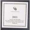 Image 4 : 2011 America the Beautiful 5oz SILVER UNC COIN - CHICKASAW NATL REC AREA