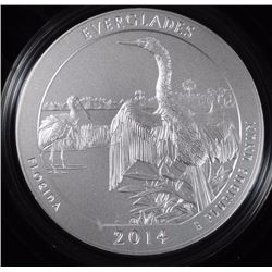 2014 America the Beautiful 5oz Silver Coin Everglades National Park