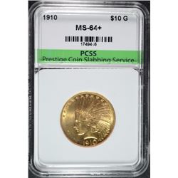 1910 $10 INDIAN HEAD GOLD EAGLE PCSS CH BU+