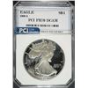 Image 1 : 1989-S AMERICAN SILVER EAGLE PCI GRADED PERFECT PROOF DCAM