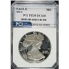Image 1 : 1991-S AMERICAN SILVER EAGLE PCI GRADED PERFECT PROOF DCAM