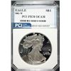 Image 1 : 2001-W AMERICAN SILVER EAGLE PCI GRADED PERFECT PROOF DCAM