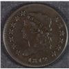 Image 1 : 1812 CLASSIC HEAD LARGE CENT, XF  NICE TYPE COIN