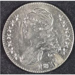 1817 CAPPED BUST HALF DOLLAR, AU+