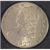 Image 1 : 1827 BUST HALF DOLLAR, AU+/BU  TONS OF LUSTRE