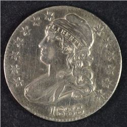 1833 BUST HALF DOLLAR, AU+