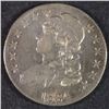 Image 1 : 1834 CAPPED BUST HALF DOLLAR, AU/BU NICE LUSTRE