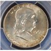Image 2 : 1961-D FRANKLIN HALF DOLLAR, PCGS MS-66   RARE!!