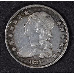1831 BUST QUARTER AU