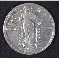 1921 STANDING LIBERTY QUARTER XF/AU