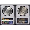 Image 2 : 1922 & 1923 PEACE SILVER DOLLARS, NGC MS-64