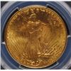 Image 2 : 1924 $20.00 ST. GAUDENS GOLD, PCGS MS-65 GEM!