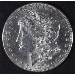 1879-S REV OF 78 MORGAN SILVER DOLLAR CH BU