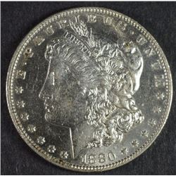 1880-O MORGAN DOLLAR CHOICE BU+ STRONG STRIKE!!