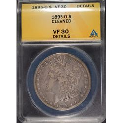 1895-O MORGAN SILVER DOLLAR ANACS VF30