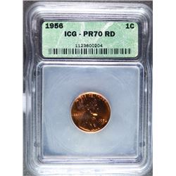 1956 LINCOLN CENT ICG PR-70 RD