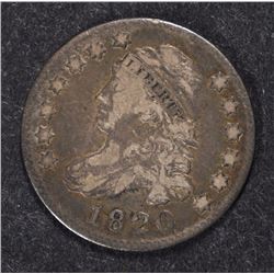 1820 CAPPED BUST DIME VF