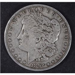 1892-S MORGAN DOLLAR F/VF