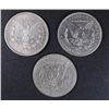 Image 2 : 3 MORGAN DOLLARS 1879-S, 92-O, 96-S