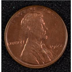 1927-D LINCOLN CENT GEM BU