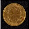 Image 2 : 1851-C $1 GOLD AU SCRATCH ON OBV. RARE