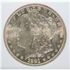 Image 2 : 1881-S MORGAN SILVER DOLLAR AGP GEM BU
