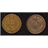 Image 2 : 2 - INDIAN HEAD CENTS; 1865 VG CORRODED & 1866 GOOD