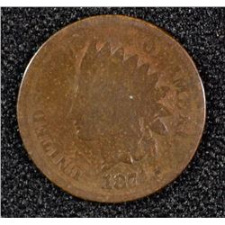 1871 INDIAN HEAD CENT GOOD KEY COIN