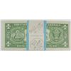 Image 2 : 100 pcs 1957 $1.00 Star Notes Silver Certs. Gem Unc All Consecutives Serial #,