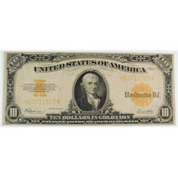 1922 $10.00 GOLD CERT. NOTE VERY NICE CIRC