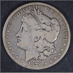 1878 CC MORGAN SILVER DOLLAR VG+