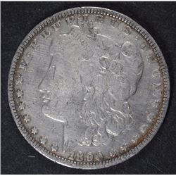 1896-O MORGAN "MICRO O" SILVER DOLLAR RARE, TOP 100 VG