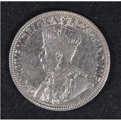 1936 DOT CANADA QUARTER XF-AU RARE KEY