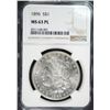 Image 1 : 1896 MORGAN SILVER DOLLAR NGC MS 63 PL WHITE