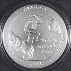 2015 America the Beautiful 5oz Silver Coin Saratoga National Historical Park