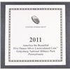 Image 4 : 2011 America the Beautiful 5oz SILVER UNC COIN - GETTYSBURG NATL MILITARY PARK