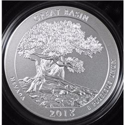 2013 America the Beautiful 5oz Silver Coin Great Basin National Park