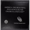 Image 3 : 2013 America the Beautiful 5oz Silver Coin Mount Rushmore National Memorial