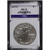 Image 2 : 2015-W BURNISHED AMERICAN SILVER EAGLE ICGA PERFECT GEM BU, WITH ORIG BOX/COA