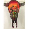 Image 3 : Hand Painted Cow Skull