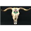 Image 1 : Painted Cow Skull by John David (Hopi)
