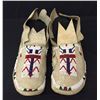 Image 1 : Cheyenne Beaded Moccasins -Circa 1930s