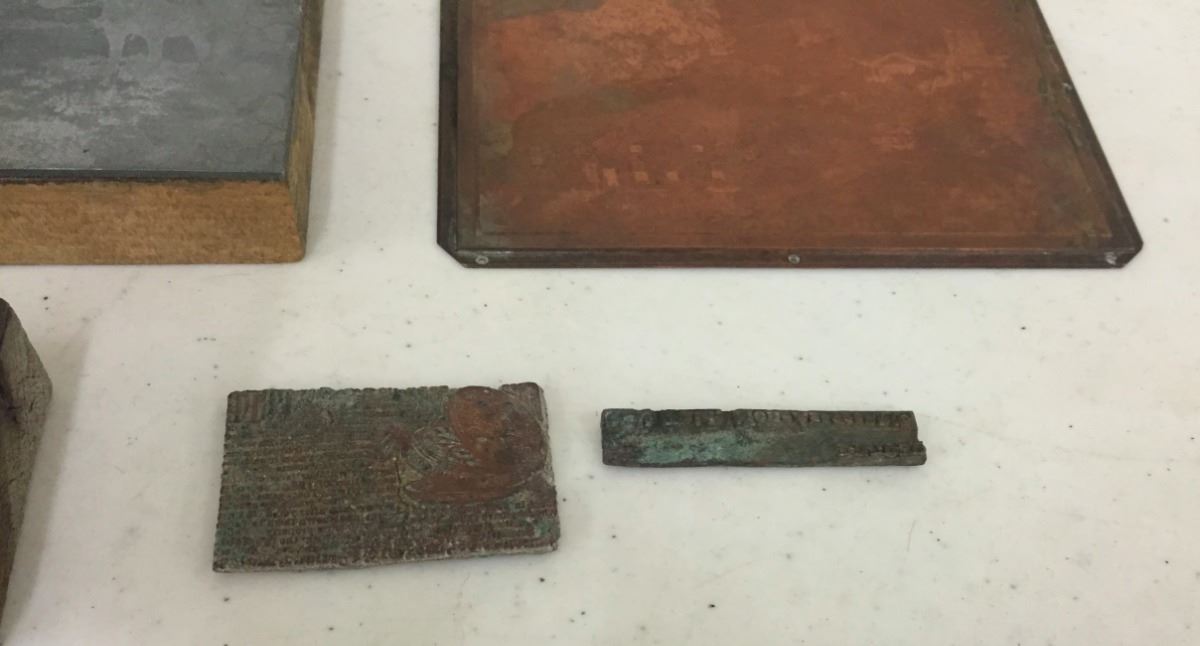 Group of Copper Etching Printing Plates