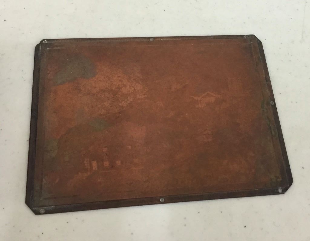 Group of Copper Etching Printing Plates