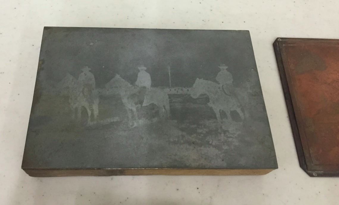 Group of Copper Etching Printing Plates