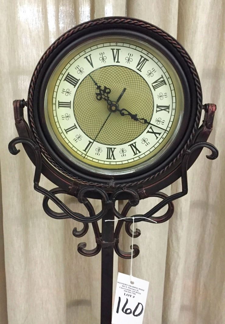 Iron FreeStanding Clock