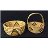 Image 1 : Pair of Polychrome Tohono O’odham Baskets