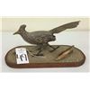 Image 2 : Handcarved/Painted Wood Roadrunner